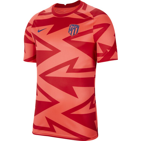 Maillot avant match Atlético Madrid rouge 2021/22