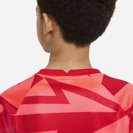Maillot avant match junior Atlético Madrid rouge 2021/22