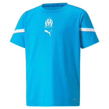 Maillot avant match junior OM bleu 2021/22