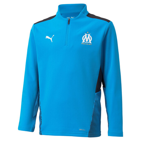 Sweat zippé junior OM bleu 2021/22