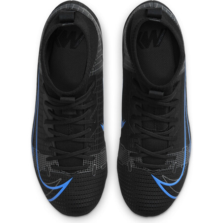 Nike Mercurial Superfly 8 junior Academy FG/MG noir bleu