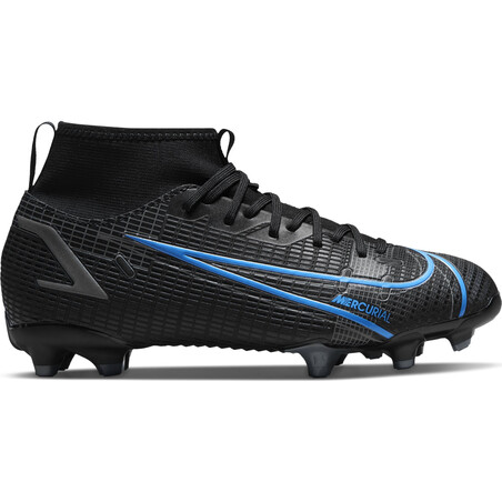Nike Mercurial Superfly 8 junior Academy FG/MG noir bleu
