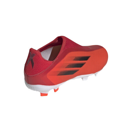 adidas X SPEEDFLOW.3 junior LaceLess FG rouge blanc 