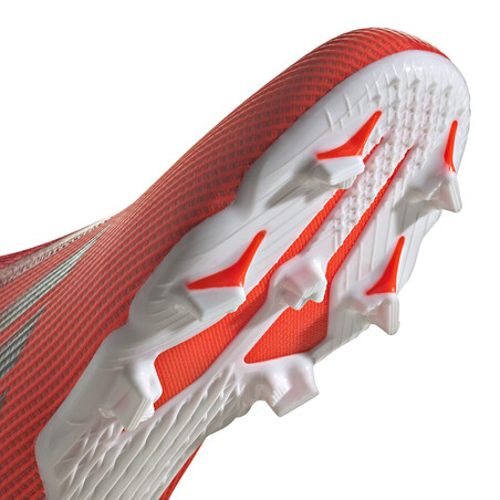 adidas X SPEEDFLOW.3 junior LaceLess FG rouge blanc