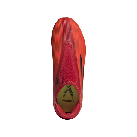adidas X SPEEDFLOW.3 junior LaceLess FG rouge blanc