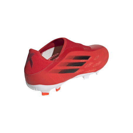 adidas X SPEEDFLOW.3 LaceLess FG rouge blanc