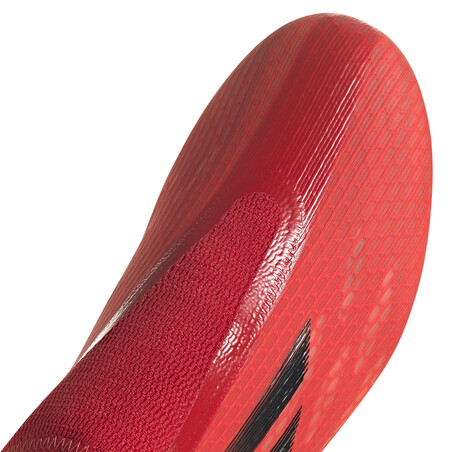 adidas X SPEEDFLOW.3 LaceLess FG rouge blanc