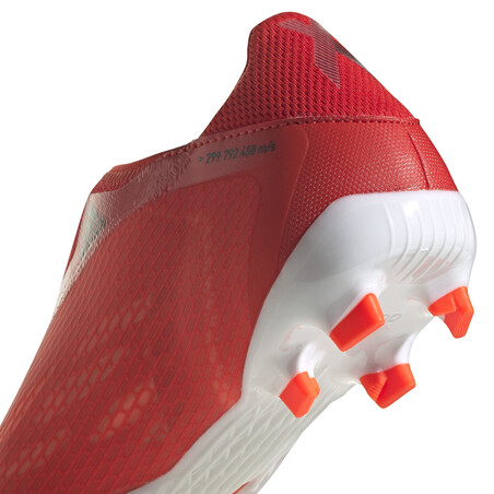 adidas X SPEEDFLOW.3 LaceLess FG rouge blanc