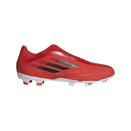adidas X SPEEDFLOW.3 LaceLess FG rouge blanc