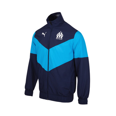 Veste avant match OM bleu foncé 2021/22