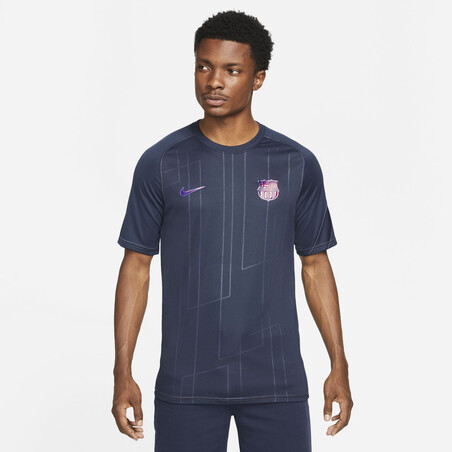 Maillot avant match FC Barcelone violet 2021/22