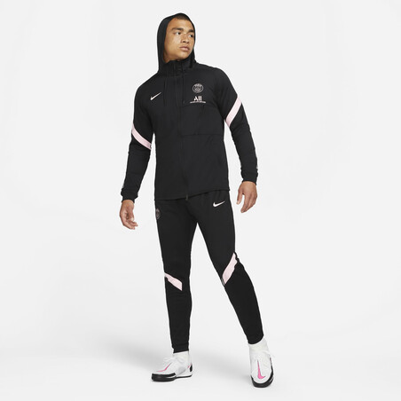Ensemble survêtement PSG Strike noir rose 2021/22