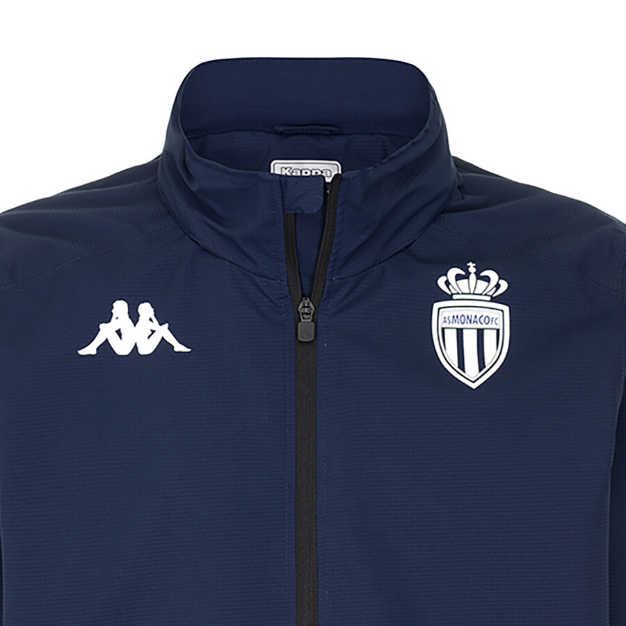 Parka Officielle AS Monaco Kappa Arminzip 3 - Veste Mixte Saison 19/20, Style Italien
