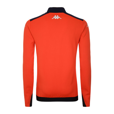 Sweat zippé AS Monaco rouge bleu 2021/22