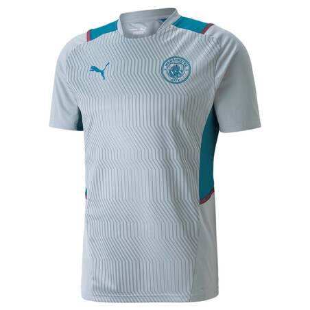 Maillot entraînement Manchester City gris bleu 2021/22