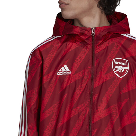 Coupe vent Arsenal rouge 2021/22