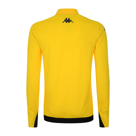 Sweat zippé AS Monaco jaune 2021/22