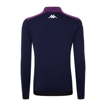 Sweat zippé AS Monaco bleu rose 2021/22