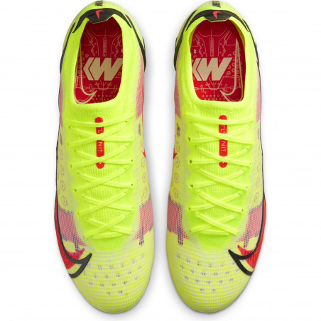 Nike Mercurial Vapor 14 Elite AG jaune rouge
