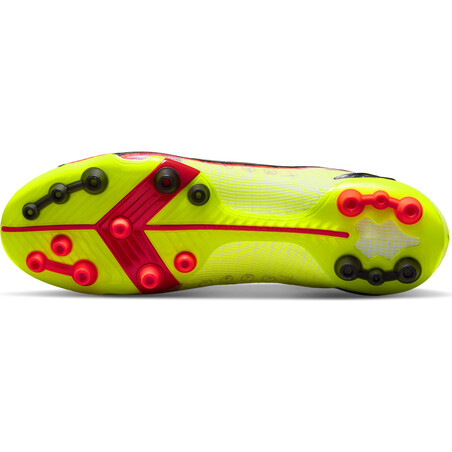 Nike Mercurial Vapor 14 Elite AG jaune rouge