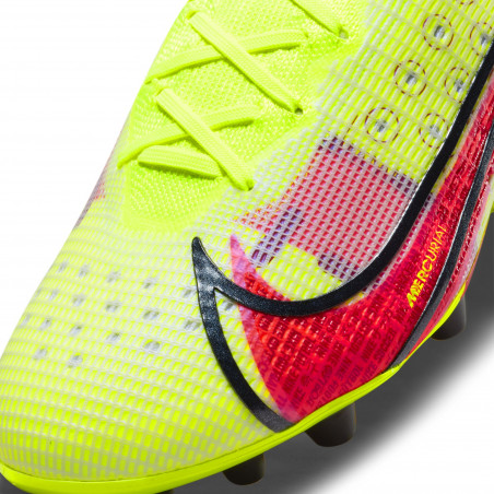 Nike Mercurial Vapor 14 Elite AG jaune rouge