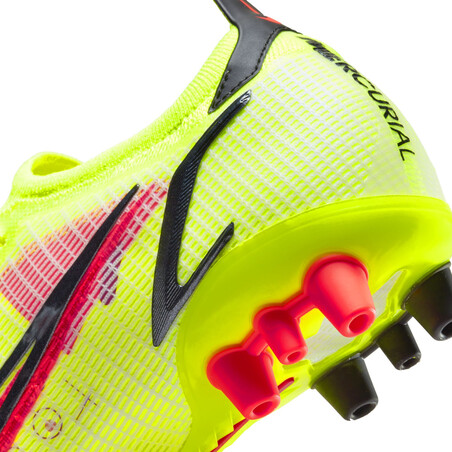 Nike Mercurial Vapor 14 Elite AG jaune rouge