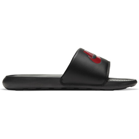 Sandales Nike Victori One Slide noir rouge