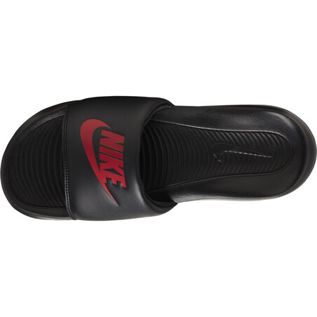 Sandales Nike Victori One Slide noir rouge