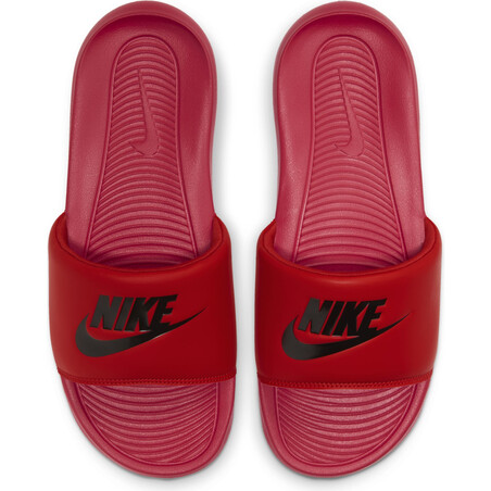 Sandales Nike Victori One Slide rouge noir