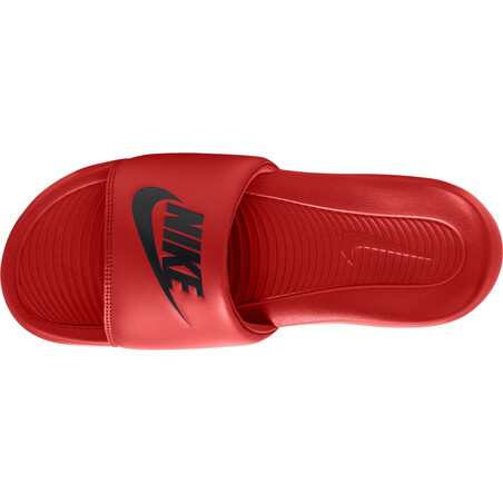 Sandales Nike Victori One Slide rouge noir