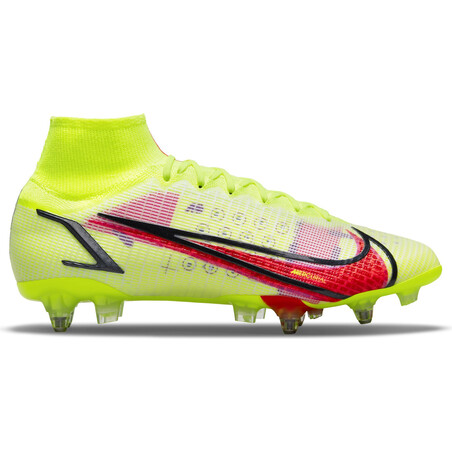 Nike Mercurial Superfly 8 Elite SG-Pro Anti-Clog jaune rouge