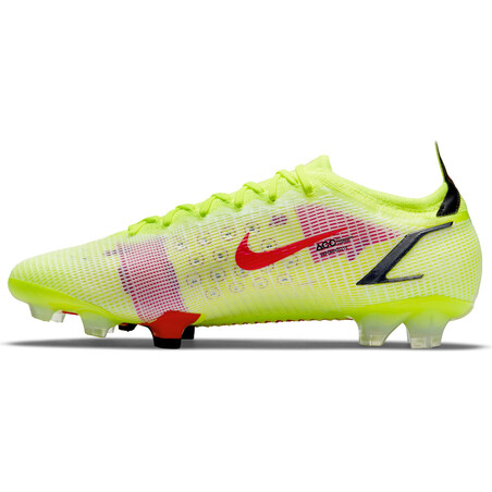 Nike Mercurial Vapor 14 Elite FG jaune rouge