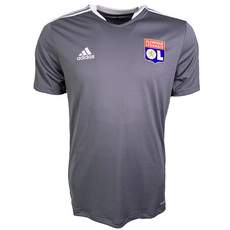 Maillot entraînement OL gris blanc 2021/22