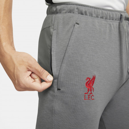 Pantalon survêtement Liverpool Fleece gris 2021/22