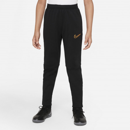 Pantalon survêtement junior Nike Academy noir orange