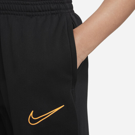 Pantalon survêtement junior Nike Academy noir orange