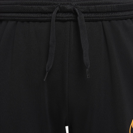 Pantalon survêtement junior Nike Academy noir orange