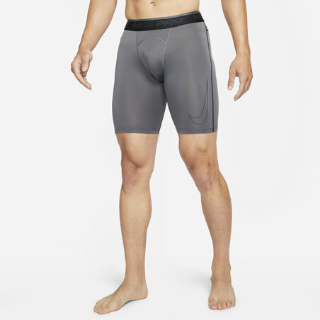 Sous-short long Nike Pro gris