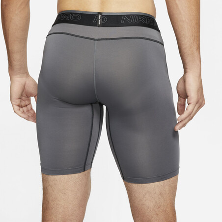 Sous-short long Nike Pro gris