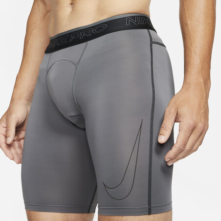 Sous-short long Nike Pro gris