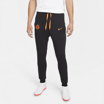 Pantalon survêtement Chelsea Fleece noir orange 2021/22