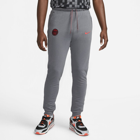 Pantalon survêtement PSG Fleece gris rouge 2021/22