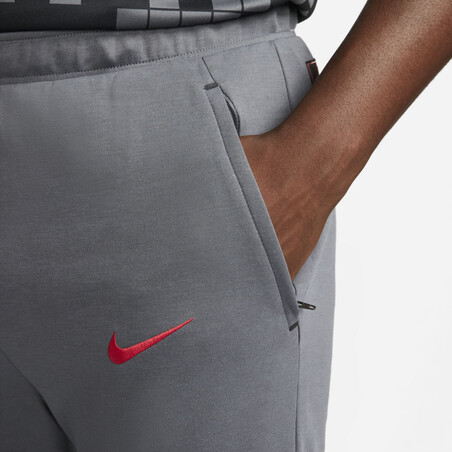 Pantalon survêtement PSG Fleece gris rouge 2021/22