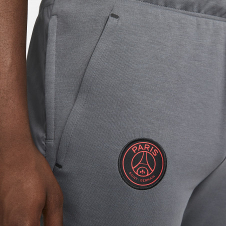 Pantalon survêtement PSG Fleece gris rouge 2021/22
