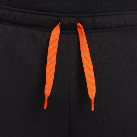 Pantalon survêtement junior Chelsea noir orange 2021/22