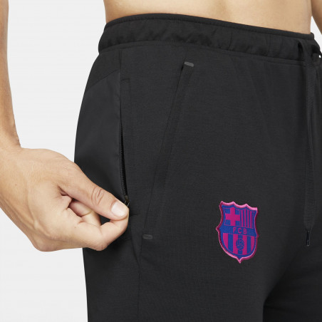 Pantalon survêtement FC Barcelone Fleece noir rose 2021/22