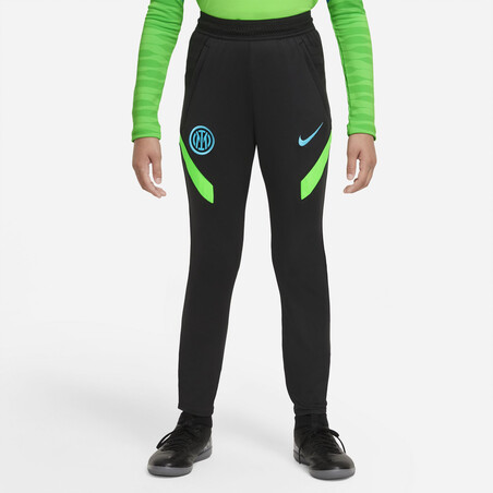 Pantalon survêtement junior Inter Milan Strike noir vert 2021/22