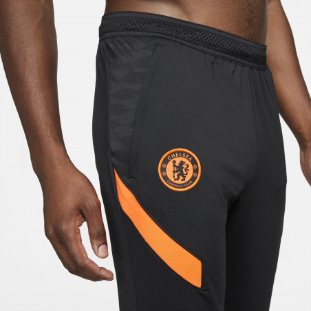 Pantalon survêtement Chelsea Strike noir orange 2021/22