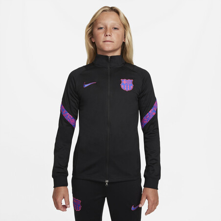 Ensemble survêtement junior FC Barcelone noir rose 2021/22