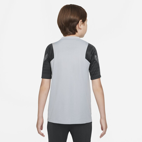 Maillot entraînement junior Liverpool Strike gris jaune 2021/22